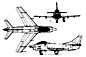 3 View Drawings: Fiat G-91 R/4